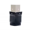 Angle Extérieur 90° Gouttière Aluminium Noir Sablé 2100 G300