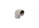 Coude 87° M/F PVC Gris 80