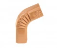 Coude Frontal (A) Intérieur Aluminium LISSE Miel 60X80