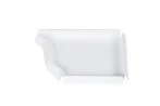 Fond Droit Gouttière Aluminium Blanc G300