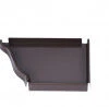Fond Droit Gouttière Aluminium Brun G300