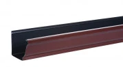 Gouttière Aluminium Brun G300 - 2 Mètres
