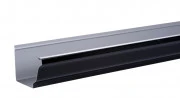 Gouttière Aluminium Noir G300 - 4 Mètres