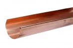 Gouttière Cuivre Demi-ronde 33 - 2 Mètres