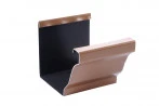 Jonction Gouttière Aluminium Miel G300