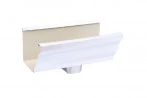 Naissance Latérale Gouttière Aluminium Blanc G300